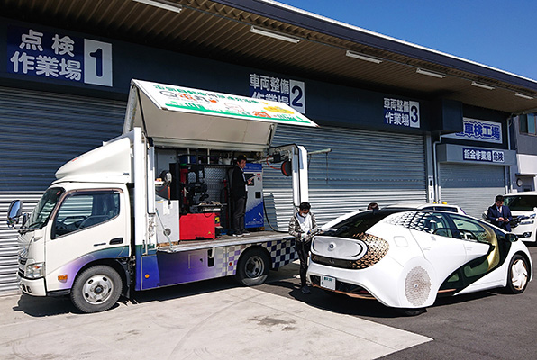 2020年3月～2021年8月トヨタ LQ聖火ランナー伴走車サポート