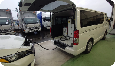 電欠車のレスキュー